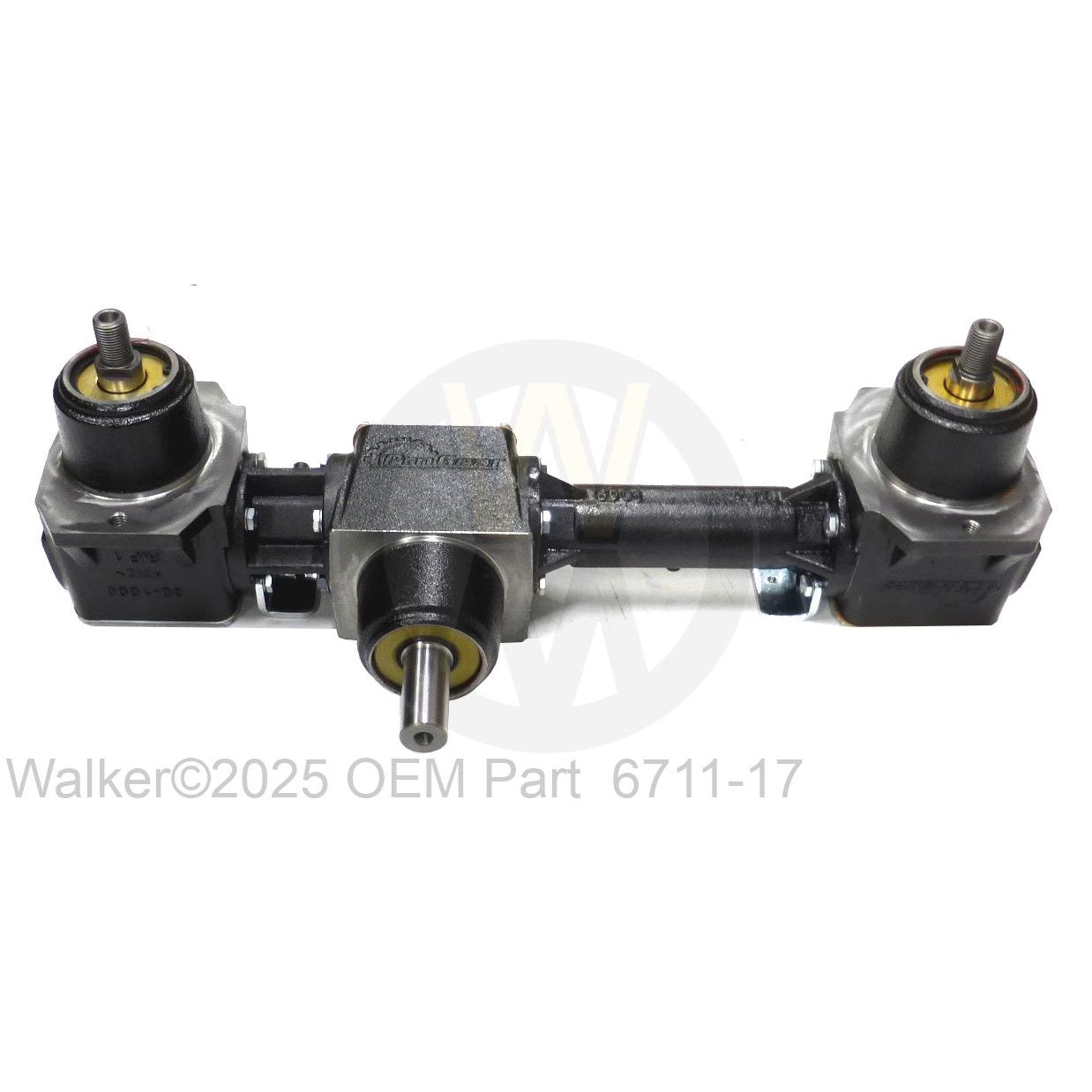 Walker Part # 6711-17 : DC36 Gearbox & Tube Assembly HD (Pro-Gear)