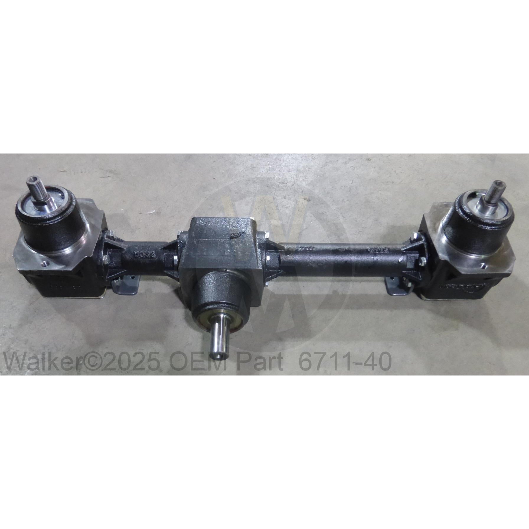 Walker Part # 6711-40 : DC42R/DU42 GEARBOX & TUBE/ ASSY HD (PRO-GEAR)