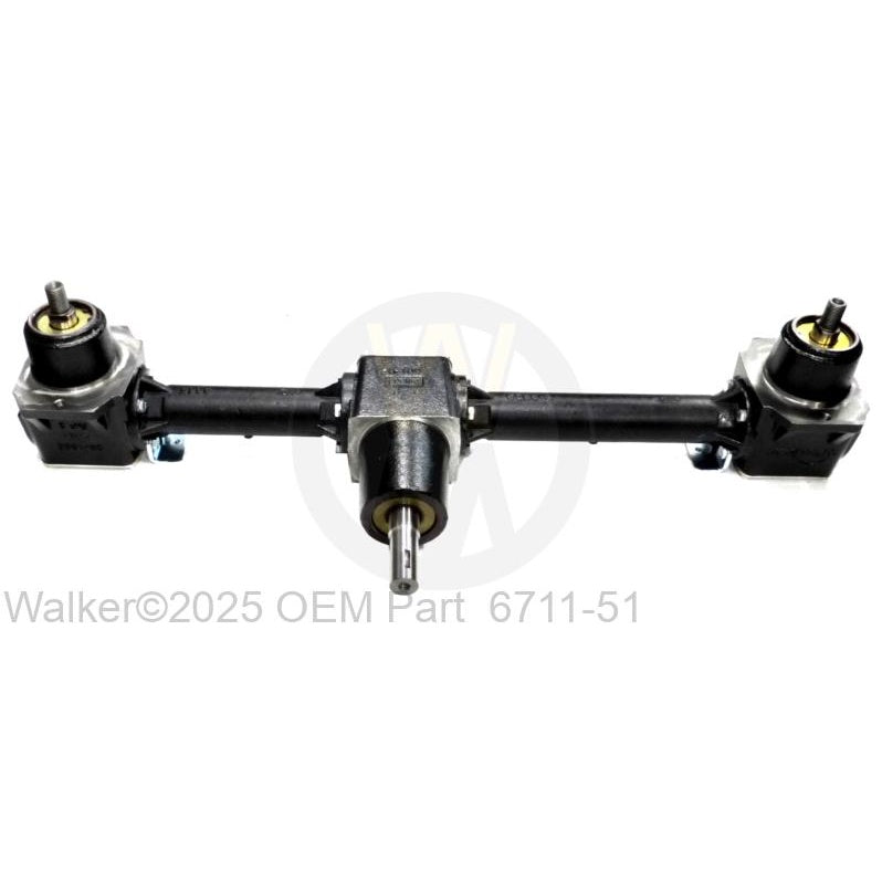 Walker Part # 6711-51 : *DM52 GEARBOX & TUBE ASSY/HD*