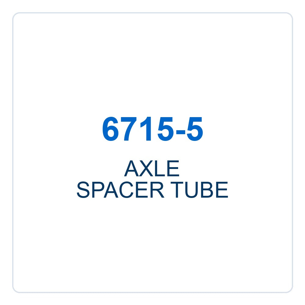 Walker Part # 6715-5 : AXLE SPACER TUBE