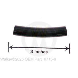 Walker Part # 6715-6 : Axle Spacer Tube