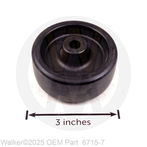 Walker Part # 6715-7 : Roller Wheel 3"