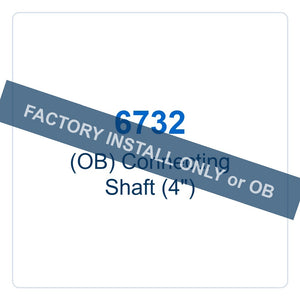 Walker Part # 6732 : (OB) Connecting Shaft (4")