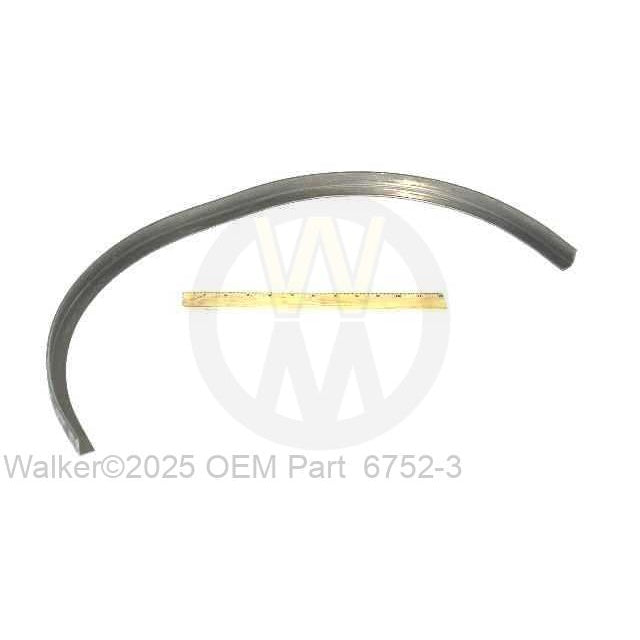 Walker Part # 6752-3 : 54SD DECK CAP STRIP/LH