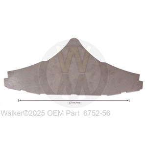Walker Part # 6752-56 : CENTER CAP STRIP 48R
