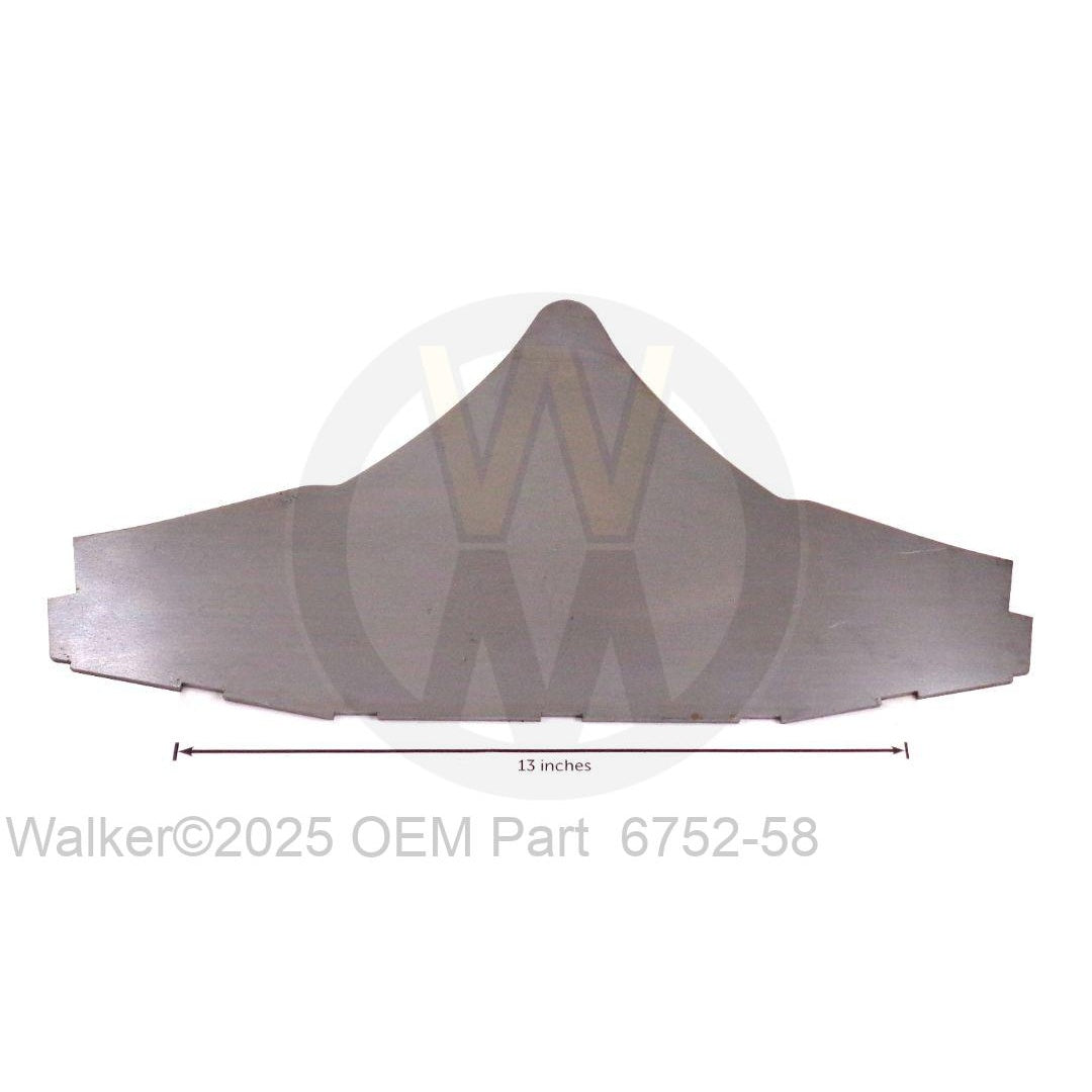 Walker Part # 6752-58 : *CENTER CAP STRIP 52R*