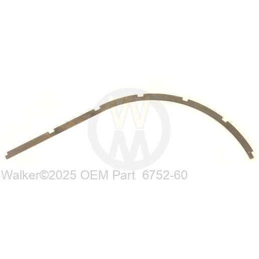 Walker Part # 6752-60 : FRONT EDGE STRIP 52R