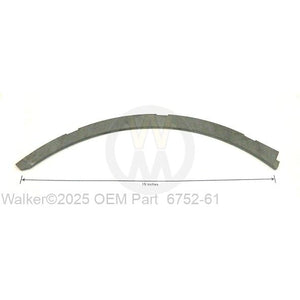 Walker Part # 6752-61 : *REAR CAP STRIP DC42R*