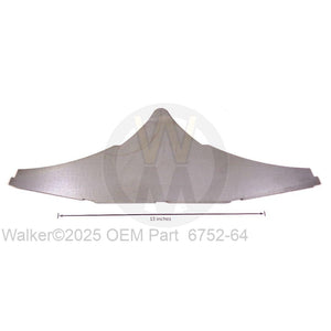 Walker Part # 6752-64 : *CENTER CAP STRIP DC42R*
