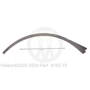 Walker Part # 6752-75 : Rear Cap Strip/ 52GHS