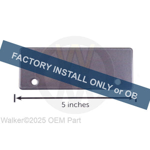 Walker Part # 6800-21 : Manifold Decal Backing Plate