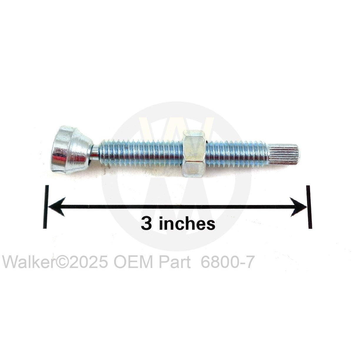 Walker Part # 6800-7 : 5/16-18x2.75 Swivel Foot