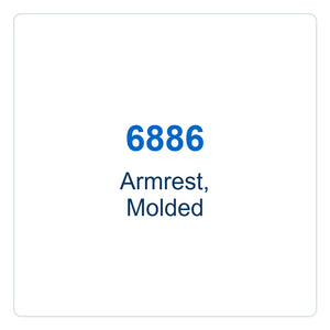 Walker Part # 6886 : Armrest, Molded