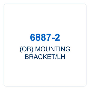 Walker Part # 6887-2 : (OB) MOUNTING BRACKET/LH