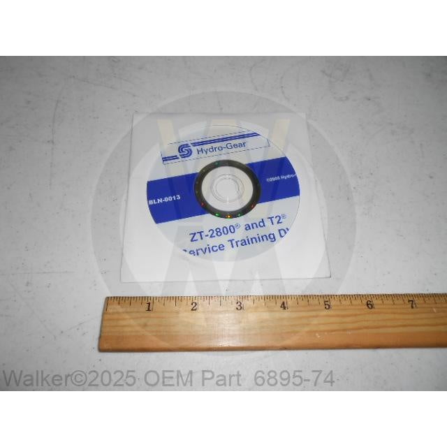 Walker Part # 6895-74 : (OB) Hydro DVD Tear-Down ZT2800