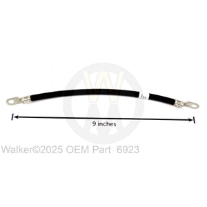 Walker Part # 6923 : BATTERY CABLE (-)