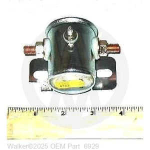 Walker Part # 6929 : STARTER SOLENOID, NOTCHED