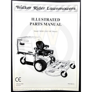 Walker Part # 7000-10 : PARTS MANUAL, D/08