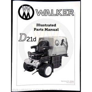 Walker Part # 7000-26 : Parts Manual, MD21d