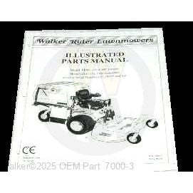 Walker Part # 7000-3 : PARTS MANUAL D/DG/3-RING