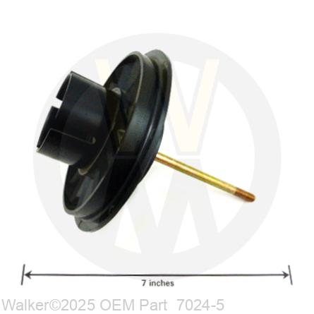 Walker Part # 7024-5 : (NR) BASE, PRECLEANER, PLASTIC