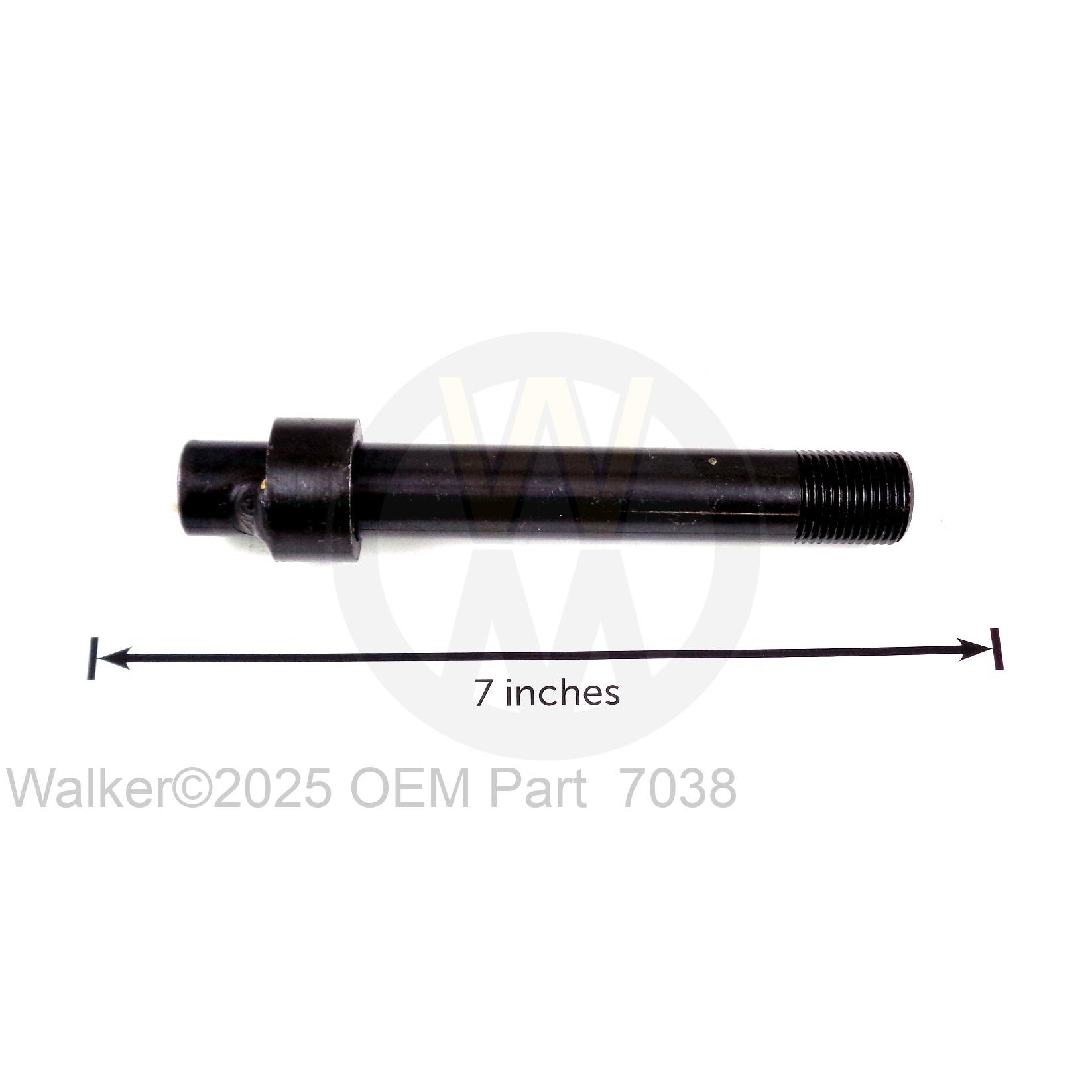 Walker Part # 7038 : TAIL WHEEL AXLE (3/4x5-9/16)