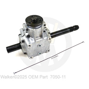 Walker Part # 7050-11 : PTO GEARBOX/FLANGE PULLEY