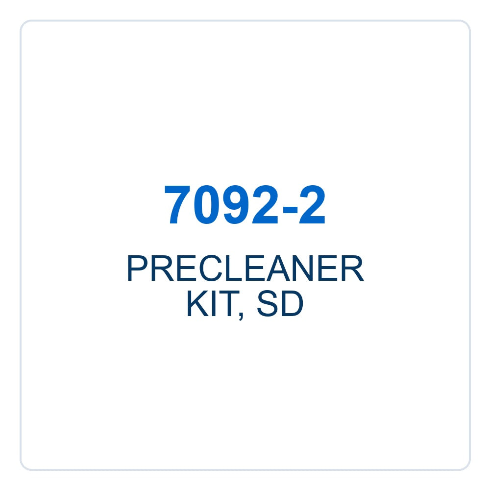 Walker Part # 7092-2 : PRECLEANER KIT, SD