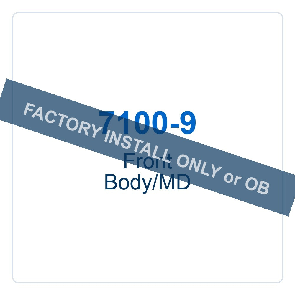 Walker Part # 7100-9 : Front Body/MD