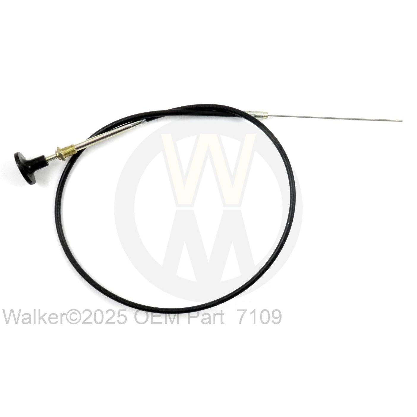 Walker Part # 7109 : CHOKE CONTROL & CABLE