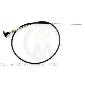 Walker Part # 7109 : CHOKE CONTROL & CABLE