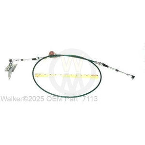 Walker Part # 7113 : THROTTLE CONTROL & CABLE ASSY