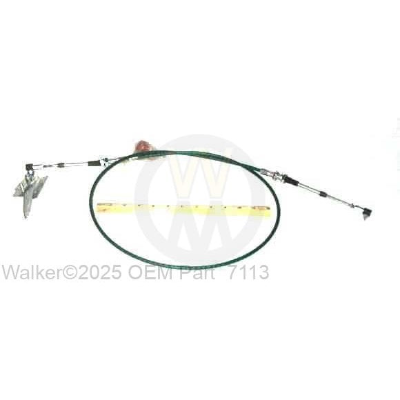 Walker Part # 7113 : THROTTLE CONTROL & CABLE ASSY