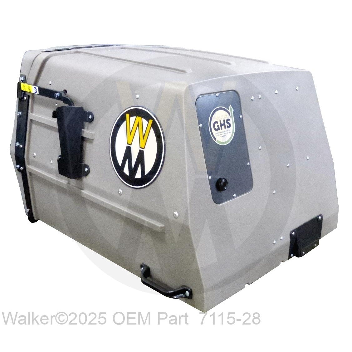 Walker Part # 7115-28 : Catcher Assy 7.0 Gray Box MSi