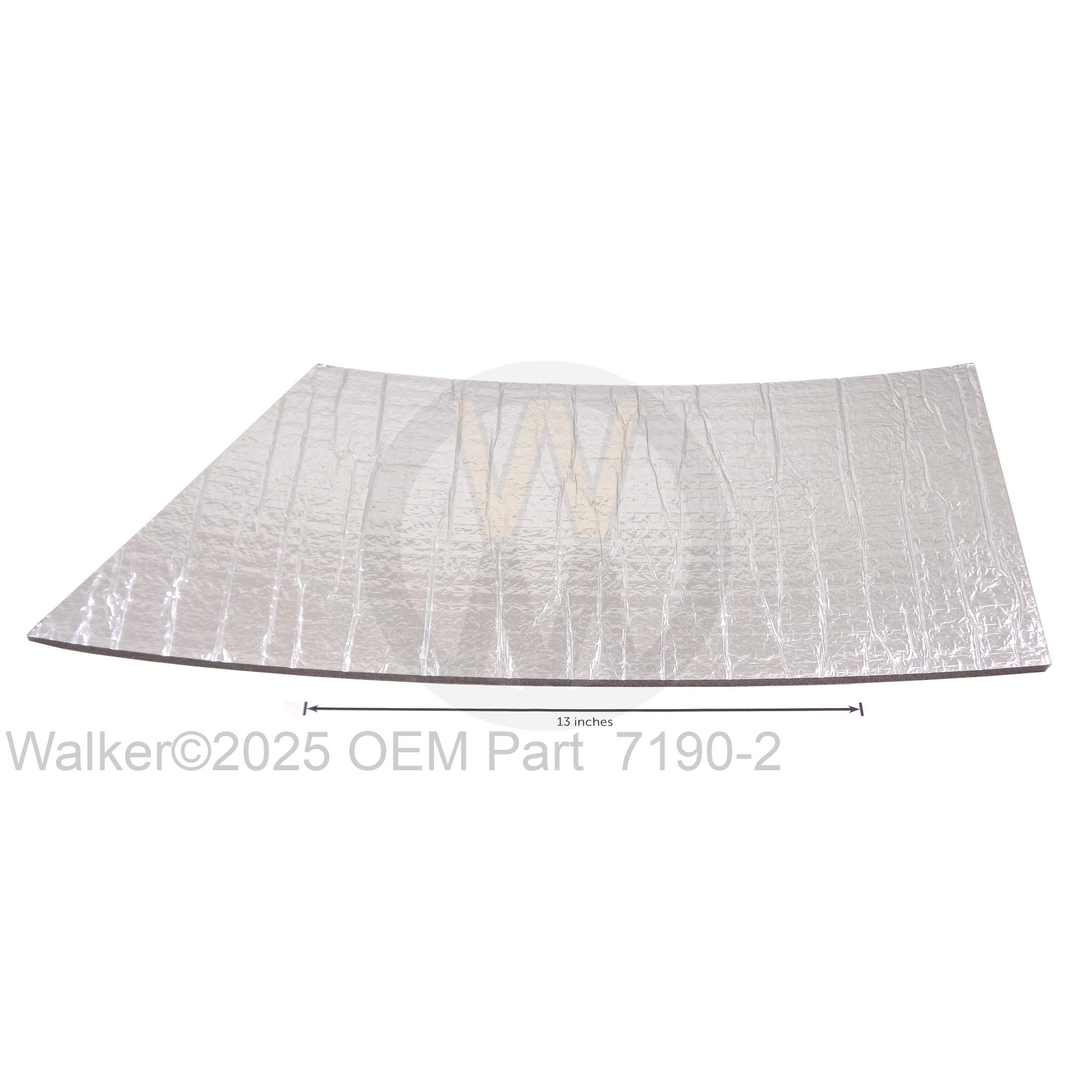 Walker Part # 7190-2 : INSULATION FOAM PAD/RH