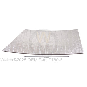 Walker Part # 7190-2 : INSULATION FOAM PAD/RH