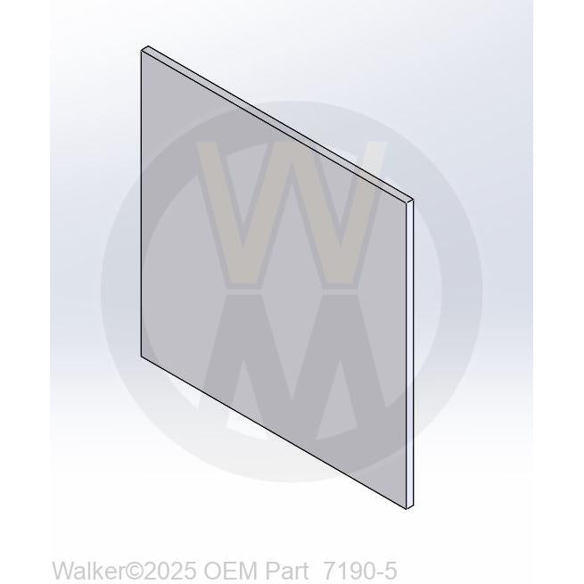 Walker Part # 7190-5 : Insulation Foam Pad