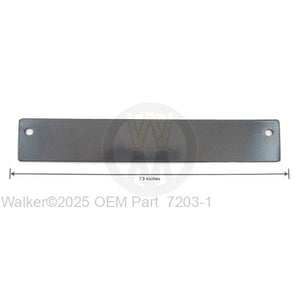 Walker Part # 7203-1 : SEAT SPRING PLATE/MC19