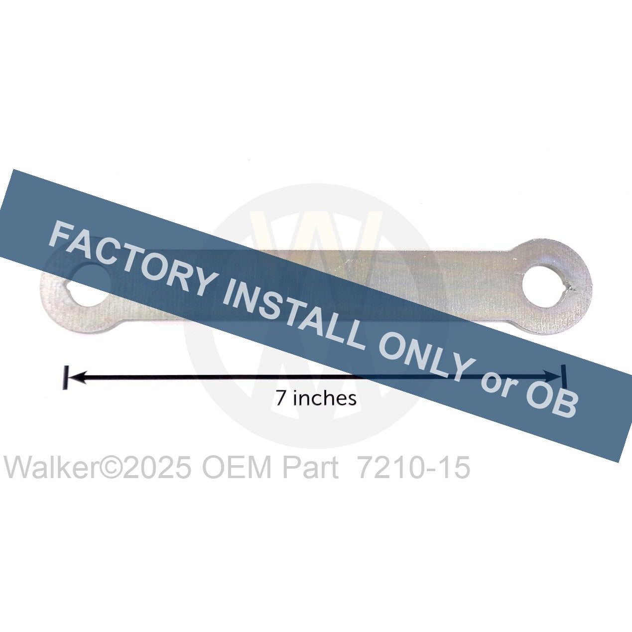 Walker Part # 7210-15 : Foot Pedal Link 42/DHA