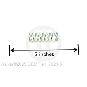 Walker Part # 7223-5 : Compression Spring 3/8x1-1/2