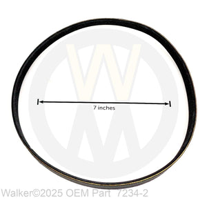 Walker Part # 7234-2 : BLOWER BELT (MICRO-V)