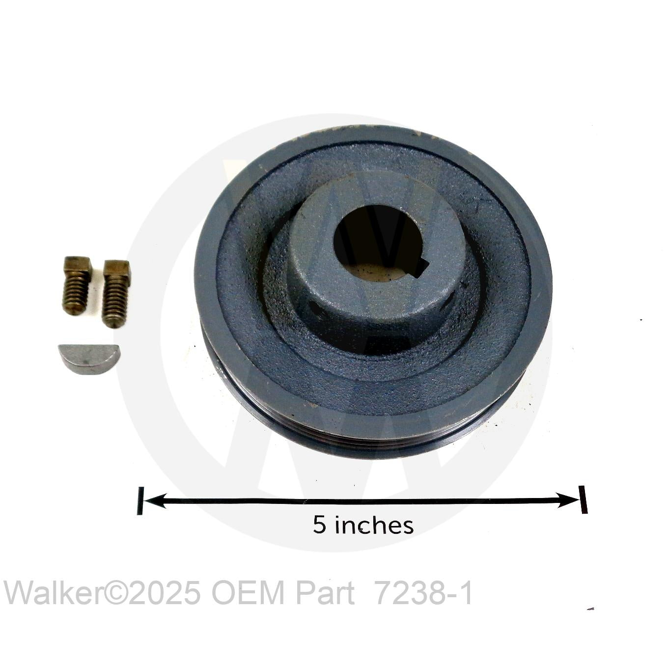 Walker Part # 7238-1 : (NR) Blwr Dr Pulley (Micro-V)