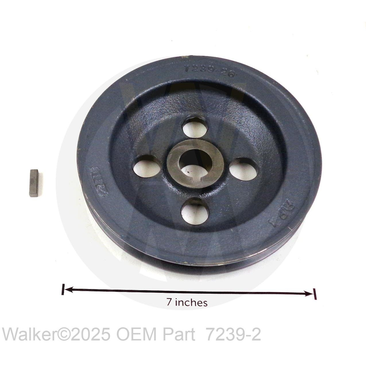 Walker Part # 7239-2 : Blower Pulley