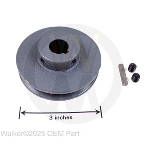 Walker Part # 7240-1 : JACKSHAFT DRIVE PULLEY (3-1/2/3V) (Model C / D / T 2002 and on)