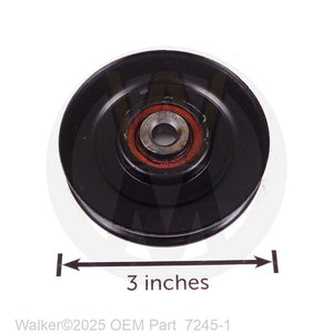 Walker Part # 7245-1 : IDLER PULLEY (3/8 GROOVE)