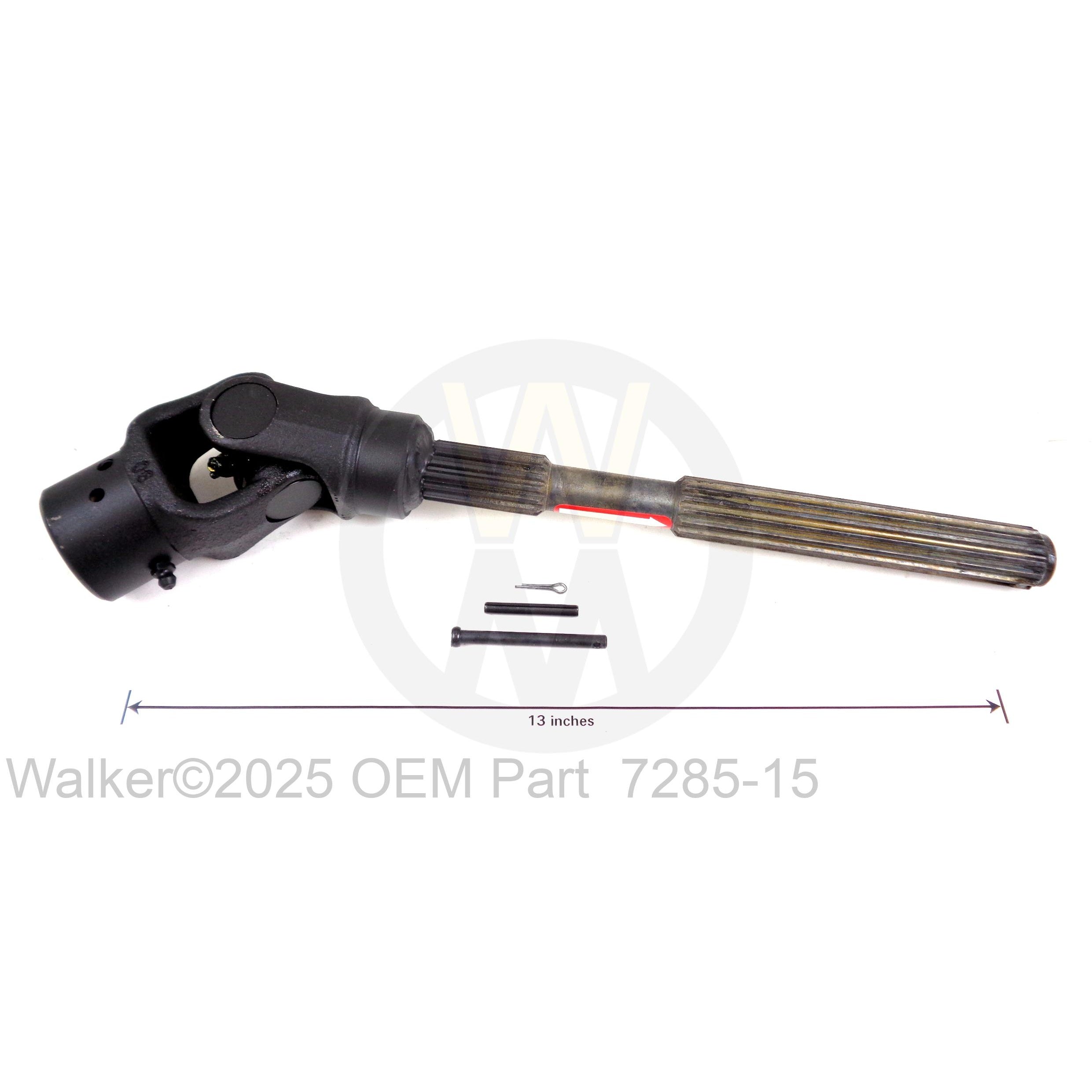 Walker Part # 7285-15 : U-JNT SHAFT ASSEMBLY