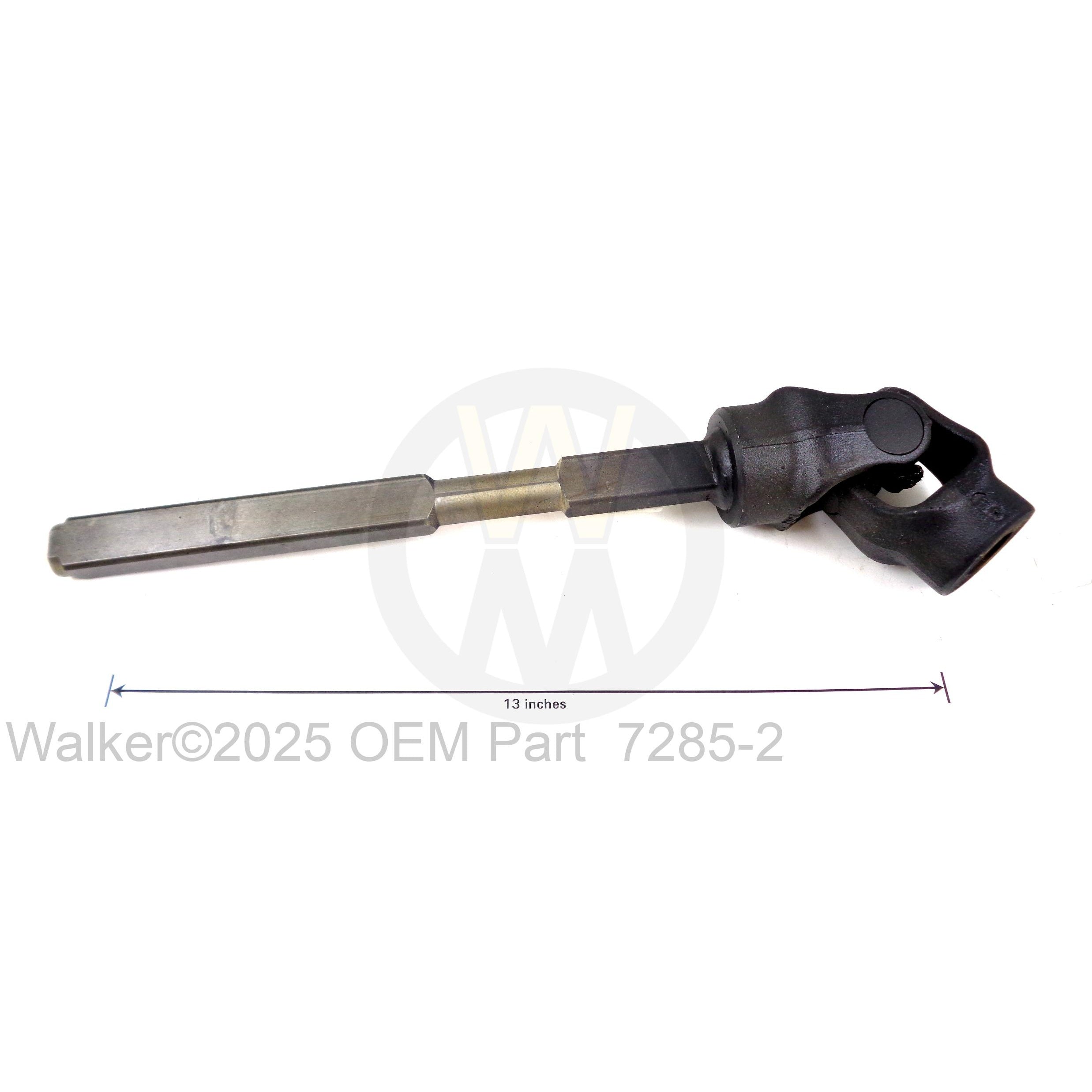 Walker Part # 7285-2 : U-JNT SHAFT ASSY/90 DEG./SQUARE