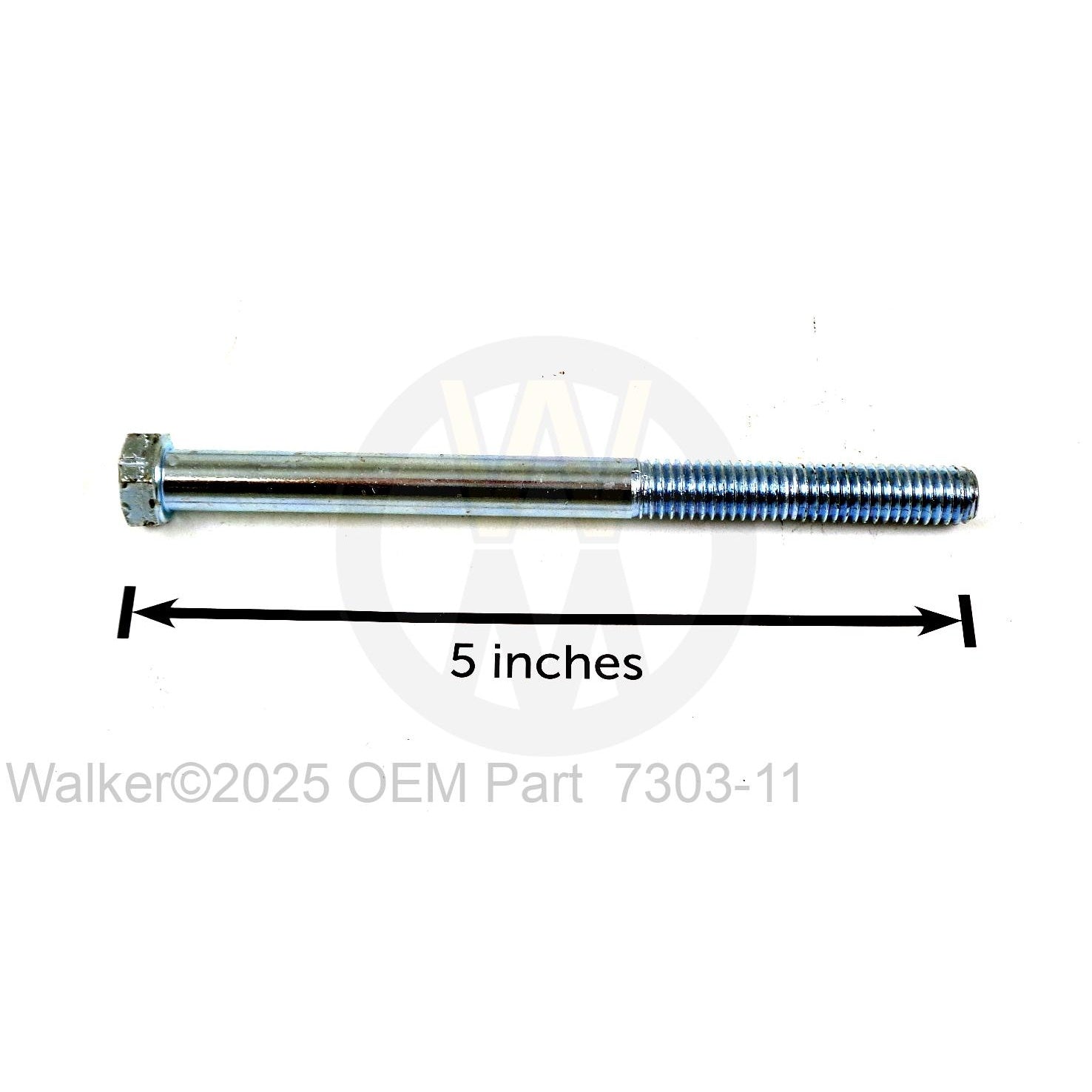 Walker Part # 7303-11 : Clutch Actuator Rod (3/8-16x5)