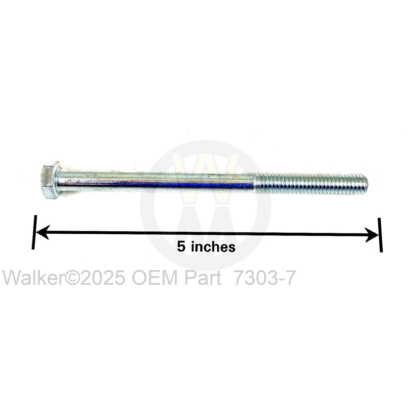 Walker Part # 7303-7 : (SU7395-1) Clutch Actuator Rod (5/16)