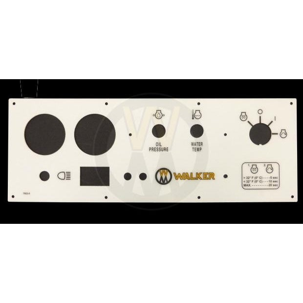Walker Part # 7307-8 : Panel Faceplate W/Decal MD